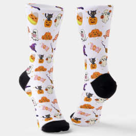 Cute Halloween Characters Socken