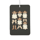 Cute Halloween Cowboy Ghost Autolufterfrischer (Vorderseite)