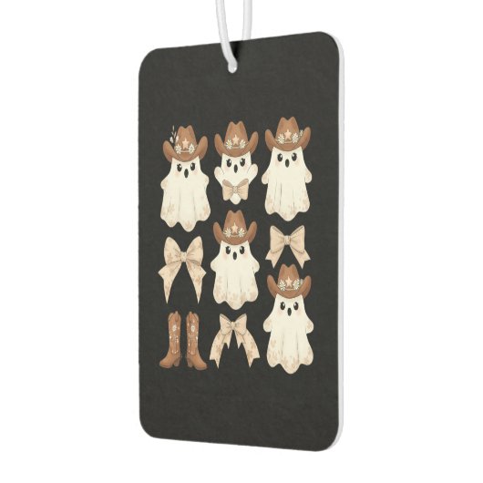 Cute Halloween Cowboy Ghost Autolufterfrischer (Links)