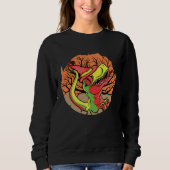 Cute Halloween Dino Rex Sweatshirt (Vorderseite)