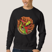 Cute Halloween Dino Rex Sweatshirt (Vorderseite)