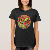 Cute Halloween Dino Rex T-Shirt (Vorderseite)