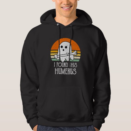 cute Halloween Ghost I Found This Humerus Hoodie (Vorderseite)