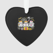 Cute Halloween Ghost Nurse Trio with Medical Kit a Ornament (Vorderseite)