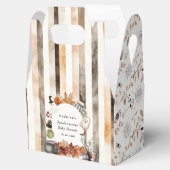 Cute Halloween Ghost Pumpkin Baby Shower Geschenkschachtel (Geöffnet)