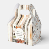 Cute Halloween Ghost Pumpkin Baby Shower Geschenkschachtel (Vorderseite)