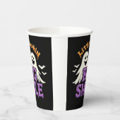 Cute Halloween Ghosts and Bats Pappbecher (Links)