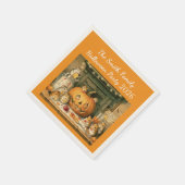 Cute Halloween Hamster Snack Party Serviette (Ecke)
