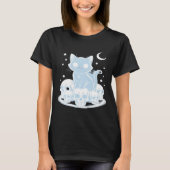 Cute Halloween Kitten Cat Gothic Aesthetic Essenti T-Shirt (Vorderseite)
