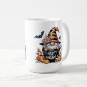 Cute Halloween Mug with Elf in Coffee Cup | Happy  Kaffeetasse (VorderseiteRechts)