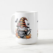 Cute Halloween Mug with Elf in Coffee Cup | Happy  Kaffeetasse (Vorderseite Links)