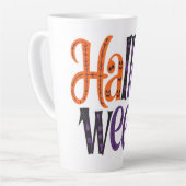 Cute halloween orange purple milchtasse (Linke Ecke)