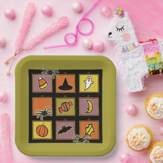 Cute Halloween Pappteller (Party)
