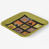 Cute Halloween Pappteller (Gewinkelt)