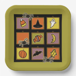 Cute Halloween Pappteller