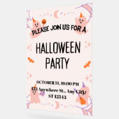 Cute Halloween Party Invitation Acrylschild (Winkel)