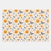 Cute Halloween Pattern Wrapping Paper Sheet Sets. Geschenkpapier Set (Vorderseite)