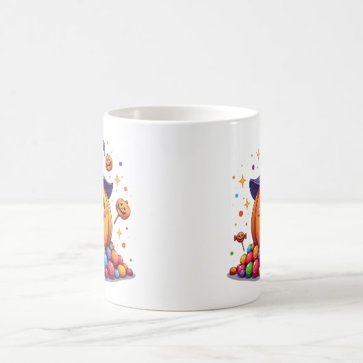 Cute halloween pumpkin candy mug kaffeetasse (Mittel)