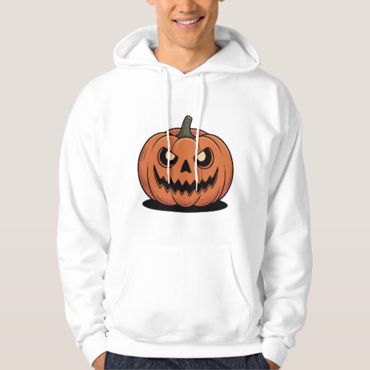 Cute Halloween Pumpkin Graphic Hoodie (Vorderseite)