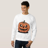Cute Halloween Pumpkin Graphic T-Shirt Sweatshirt (Vorne ganz)