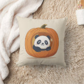 Cute Halloween Pumpkin Panda Kissen (Decke)