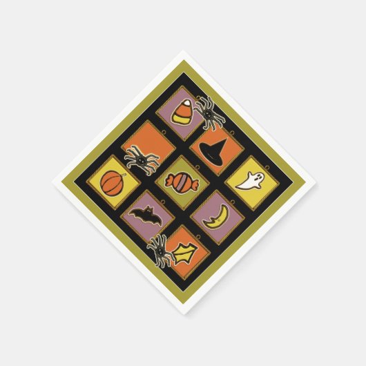 Cute Halloween Serviette (Ecke)