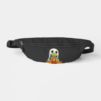 Cute Halloween Turtle Ghost with Candy (5) Bauchtasche