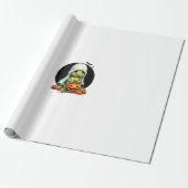 Cute Halloween Turtle Ghost with Candy (7) Geschenkpapier (Ungerollt)