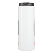 Cute Halloween Turtle Ghost with Candy (7) Thermosbecher (Rückseite)