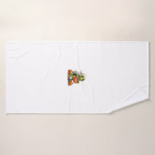 Cute Halloween Turtle Ghost with Candy (8) Badehandtuch (Badehandtuch)