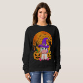 Cute Halloween Witchy Unicorn Halloween Custome Sweatshirt (Vorne ganz)