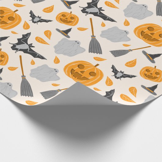 Cute halloween Wrapping Paper Geschenkpapier (Ecke)