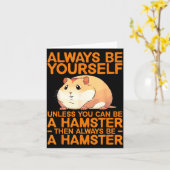 Cute Hamster Design For Men Women Kids Dwarf Hamst Karte (Gelbe Blume)