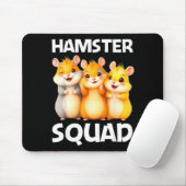 Cute Hamster Design For Men Women Kids Dwarf Hamst Mousepad (Mit Mouse)