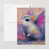 Cute Hamster Dragon Postkarte (Vorne/Hinten)