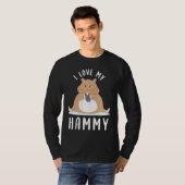 Cute Hamster I Love My Hammy T-Shirt (Vorne ganz)