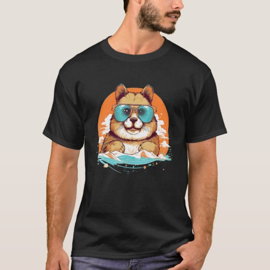 Cute Hamster Men Women Kids 1 T-Shirt (Vorderseite)
