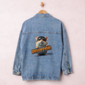 Cute Hamster “Unstoppable” – Kawaii Motivation Jeansjacke (Hangar)