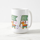 Cute Hand-Drawn Birthday  Kaffeetasse (VorderseiteRechts)