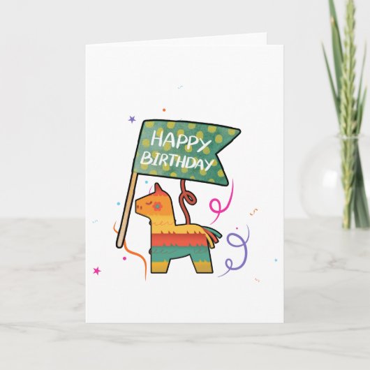 Cute Hand-Drawn Birthday  Karte (Vorderseite)