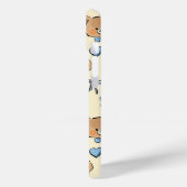 Cute Hand-drawn Brown Teddy Bears Seamless Pattern Case-Mate iPhone Hülle (Rückseite / Links)