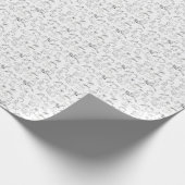 Cute Hand-Drawn Cat Doodles Geschenkpapier (Ecke)