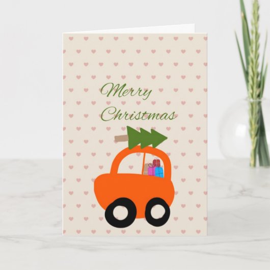 Cute hand drawn Christmas card  Karte (Vorderseite)