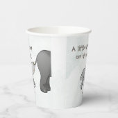  Cute Hand Drawn Elephant Little Peanut on its way Pappbecher (Links)