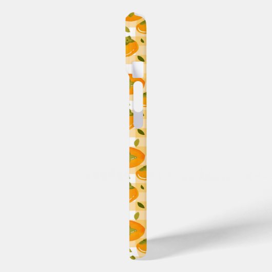 Cute Hand-Drawn Persimmons Seamless Pattern Case-Mate iPhone Hülle (Rückseite / Links)