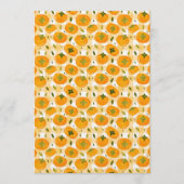 Cute Hand-Drawn Persimmons Seamless Pattern Einladung (Vorderseite)