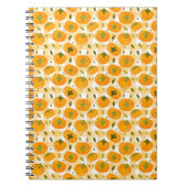 Cute Hand-Drawn Persimmons Seamless Pattern Notizblock (Vorderseite)