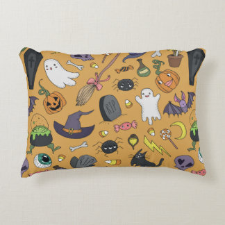 Cute hand drawn seamless patterns with cute hand d dekokissen