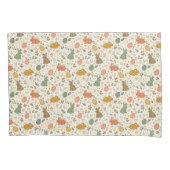 Cute Hand Drawn Spring Bunnies Pillowcase Kissenbezug (Vorderseite)