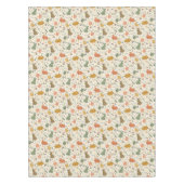 Cute Hand Drawn Spring Bunnies Tablecloth Tischdecke (Vorderseite)
